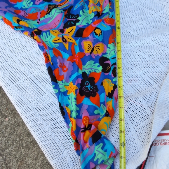 Vintage Rare Art to Wear by Ken Done Abstract button down OSFM - Picture 6 of 11